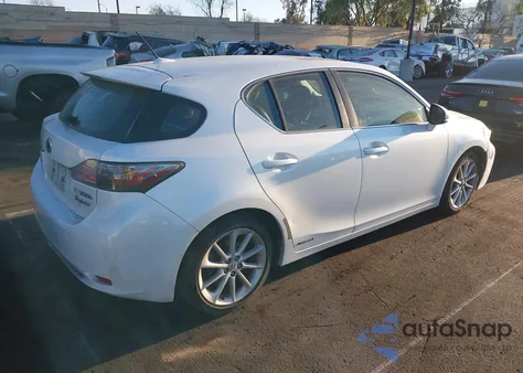2011 Lexus Ct 200H Premium from USA, damaged, VIN JTHKD5BH6B2004282